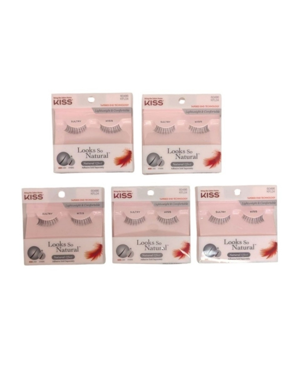 KISS Looks So Natural Effect Eyelashes Bundle | Sultry & Kiss
